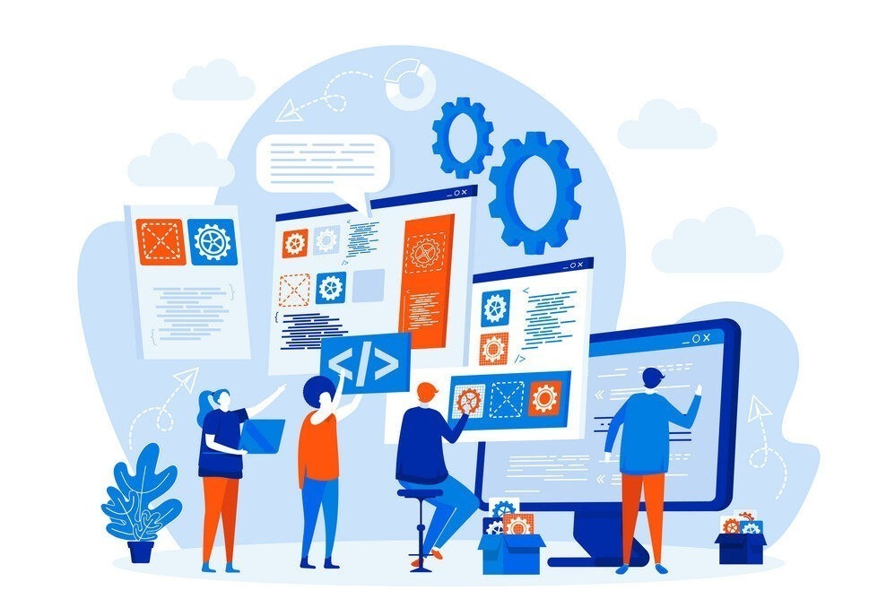 developers team web design with people characters vector 38019168 e1692358485943