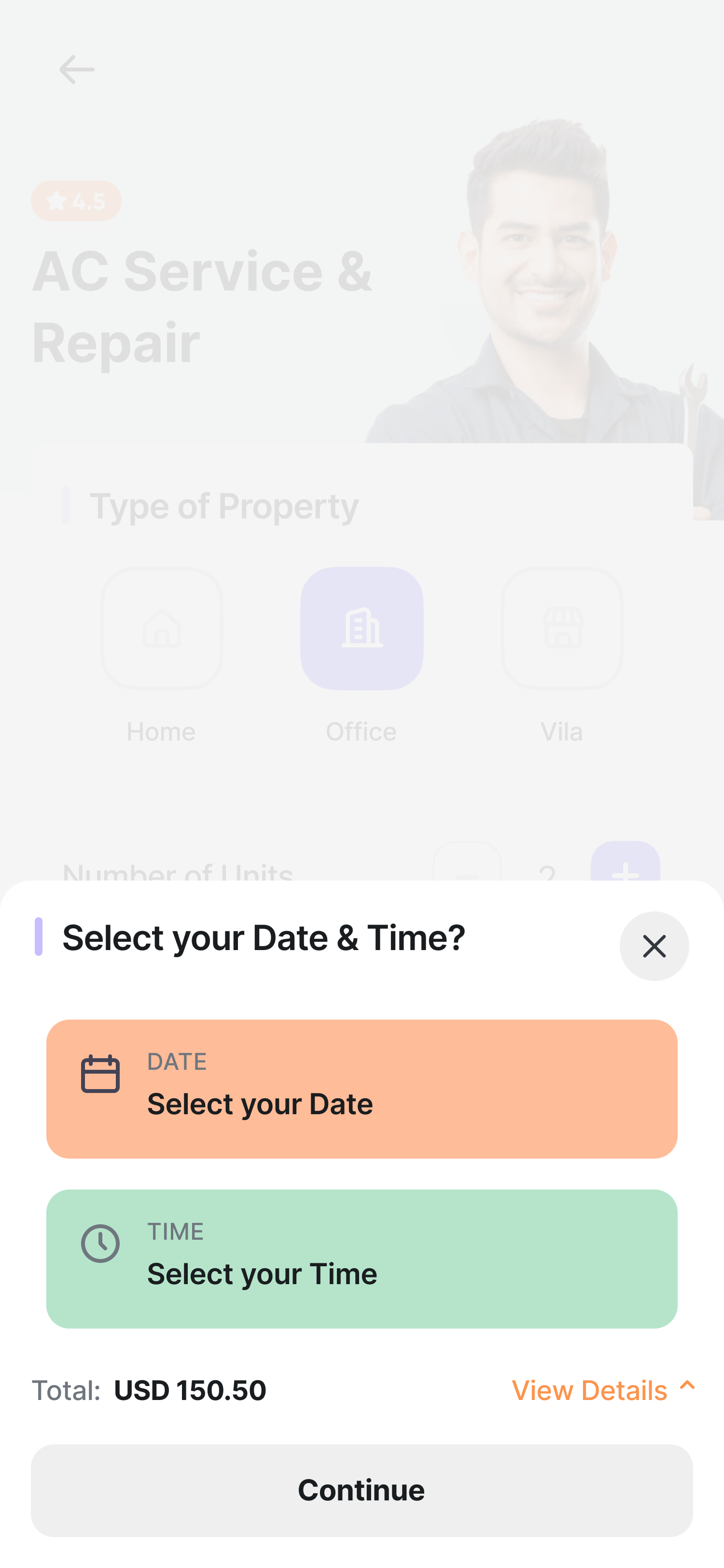 Date & Time Bottom Sheet