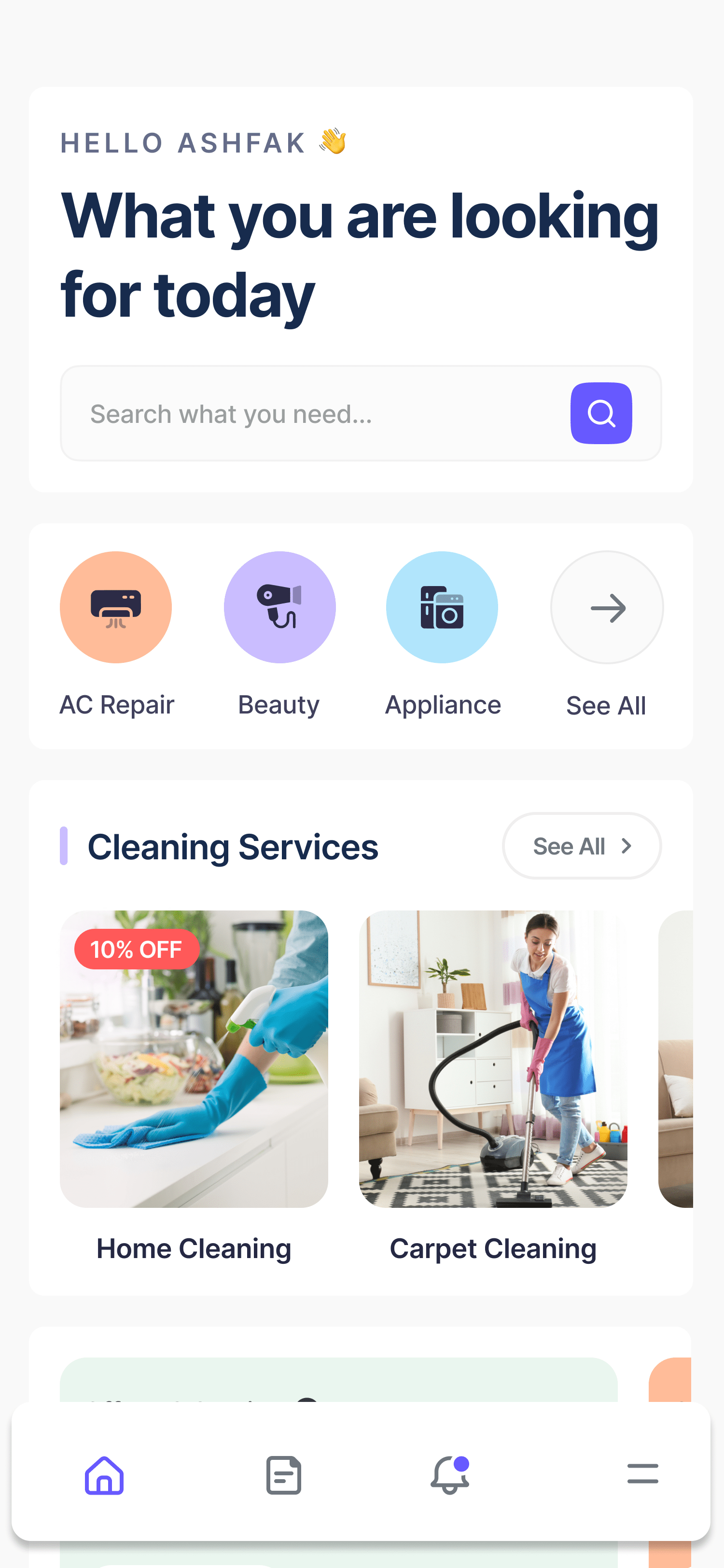 Home service app