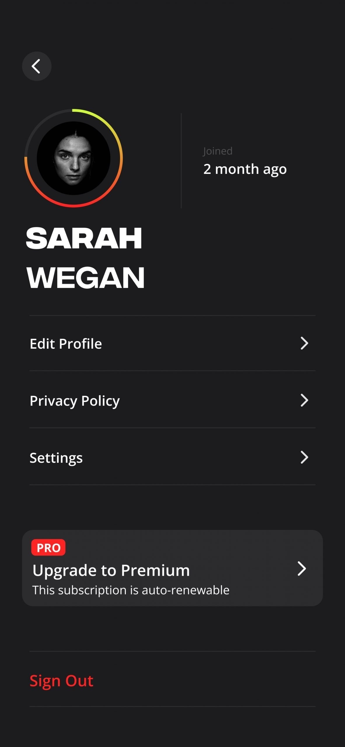 Profile health
