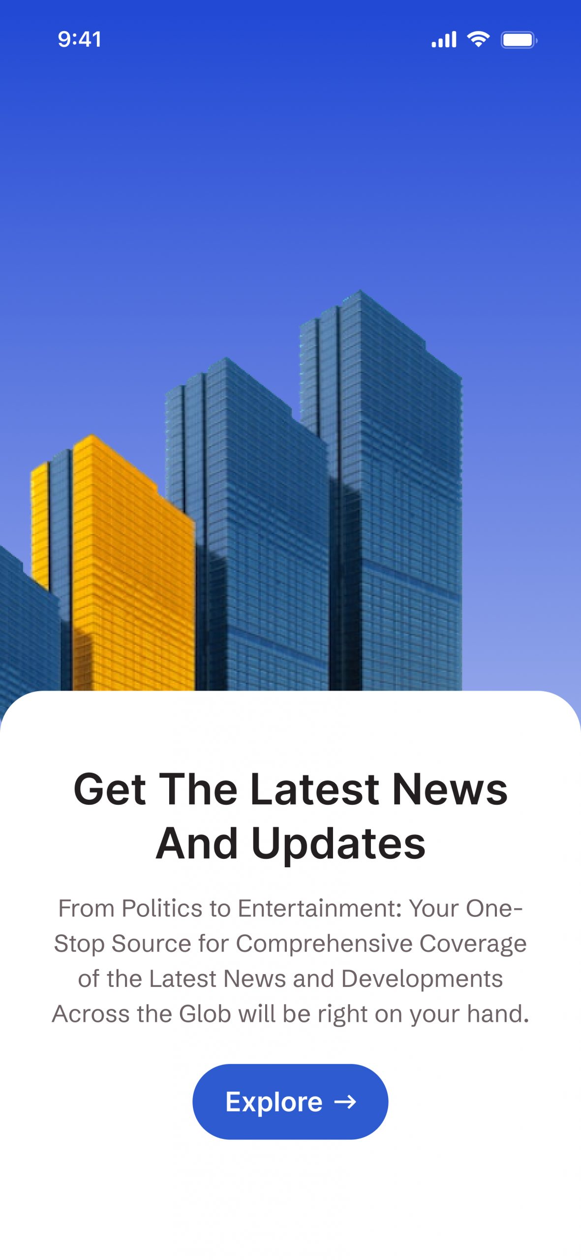 Welcome news