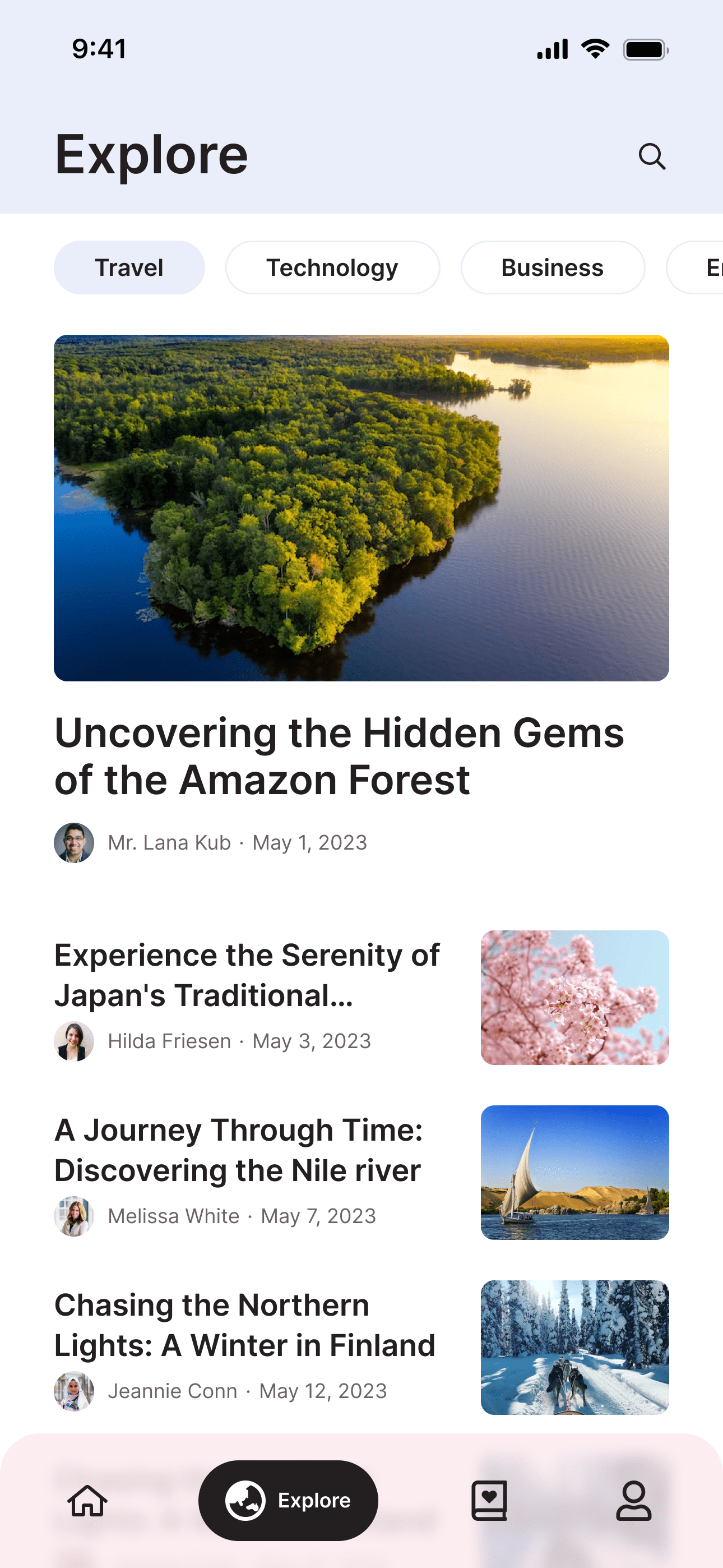news explore