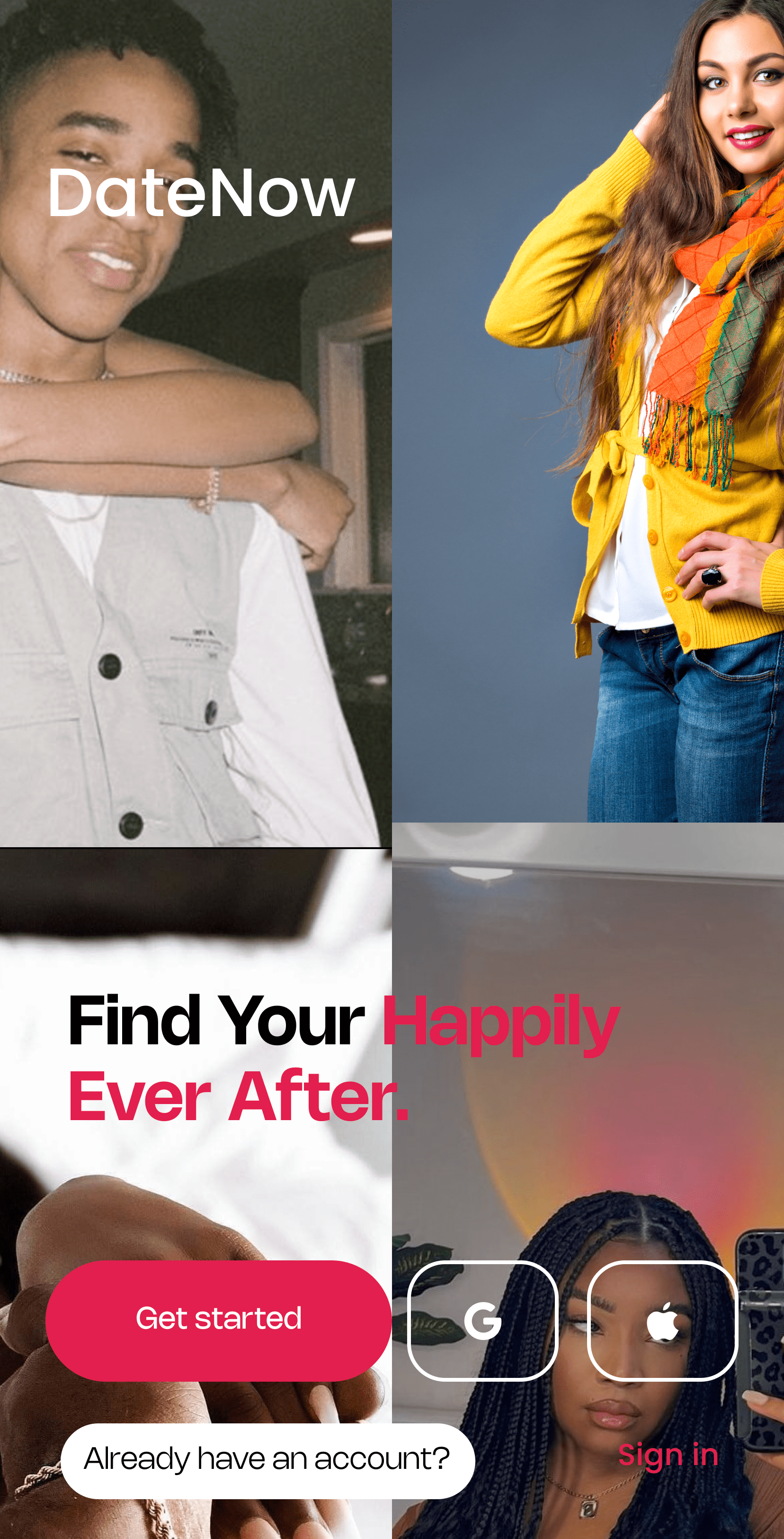 onboarding dating app