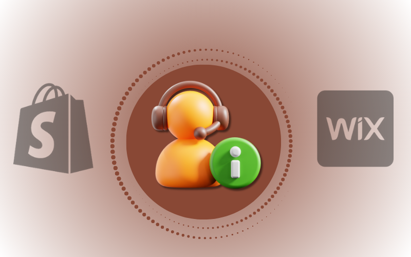 shopify vs wix - Customer Support