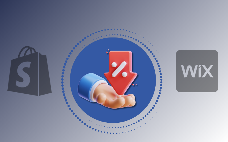 shopify vs wix - Pricing 