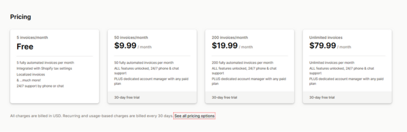 Invoicify Pricing