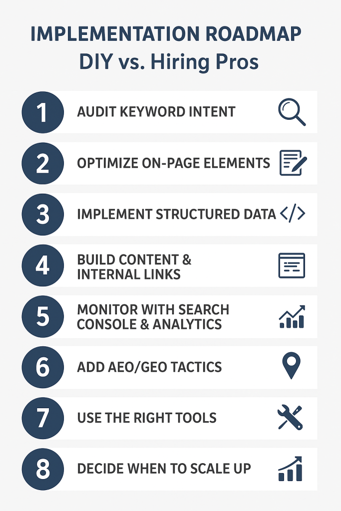 Implementation Roadmap: DIY vs. Hiring Pros Implementation Roadmap: DIY vs. Hiring Pros